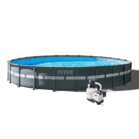   Intex Ultra XTR Frame csővázas medence szett 732 x 132 cm - homokszűrővel (26340)