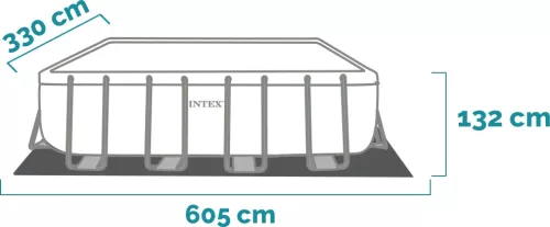Intex Ultra XTR Frame csővázas medence szett 549 x 274 x 132 cm - homokszűrővel (26356)