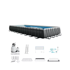   Intex Ultra XTR Frame csővázas medence szett 975 x 488 x 132 cm - homokszűrő és sósvizes rendszer (26378)
