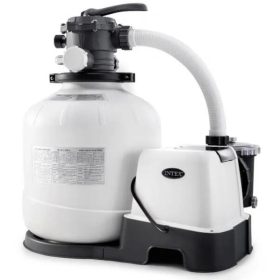   Intex Krystal Clear homokszűrős vízforgató sóbontóval 26680 10 m3/h