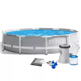   Intex Prisma medence csővázas, kör alakú 305 x 76 cm + papírbetétes szűrő (26702)