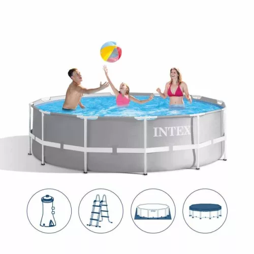 Intex Prisma csővázas kör alakú medence szett 457 x 122 cm (26726)