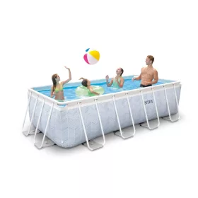   Intex Prisma Chevron csővázas medence szett 4m x 2m x 1m (26780)