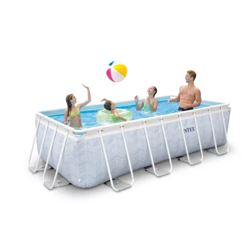 Intex Prisma Chevron csővázas medence szett 4m x 2m x 1m (26780)