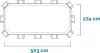 Intex Prisma Ovális csővázas medence szett 503 x 274 x 122 cm (26796)