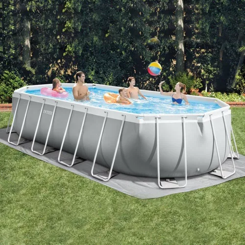 Intex Prisma Ovális csővázas medence szett 610 x 305 x 122 cm (26798)