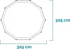 Intex medence csővázas kör alakú 305 x 76 cm + papírbetétes szűrő (28202)