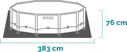 Intex medence csővázas kör alakú 366 x 76 cm + papírbetétes szűrő (28212)