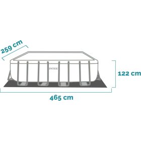   Intex Prisma csővázas medence 400 x 200 x 122 cm + papírbetétes szűrő (26790)