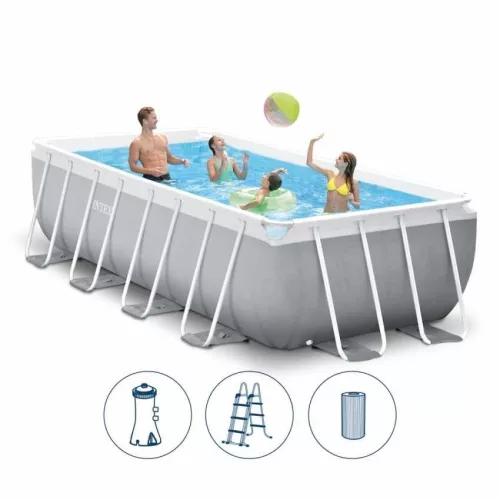 Intex Prisma csővázas medence 400 x 200 x 122 cm + papírbetétes szűrő (26790)