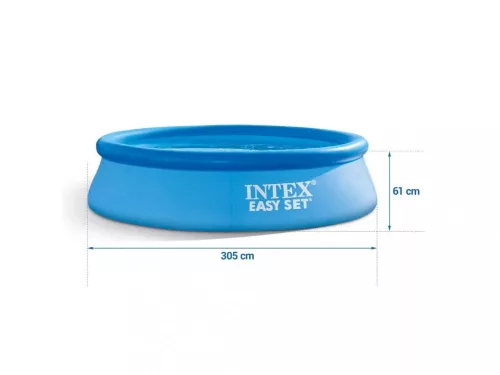 Intex Piknik galléros medence, kör alakú 305 x 61 cm + papírbetétes szűrő (28118)
