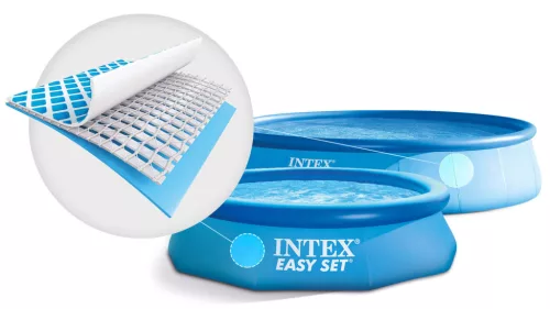 Intex Piknik galléros medence, kör alakú 305 x 61 cm + papírbetétes szűrő (28118)