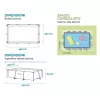 Intex szögletes csővázas medence betétes szűrővel 450 x 220 x 84 cm (28274)