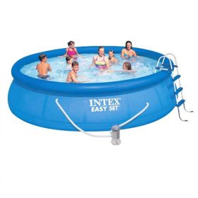 Intex Piknik galléros medence, kör alakú 457 x 107cm + papírbetétes szűrő (26166)   Intex Piknik galléros medence, kör alakú 457 x 107cm + papírbetétes szűrő (26166)