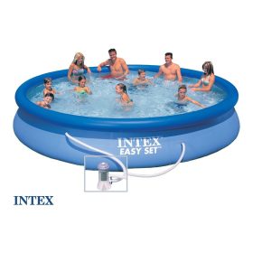 Intex Piknik galléros medence, kör alakú 457 x 84 cm + papírbetétes szűrő (28158)   Intex Piknik galléros medence, kör alakú 457 x 84 cm + papírbetétes szűrő (28158)