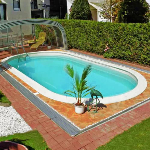 Hobby Pool Monaco medence 700 x 350 x 120 cm 0,6 mm homok stílus