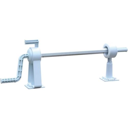 Műanyag csörlőszerkezet föld feletti medencékhez alu tengellyel max. 6,15 m