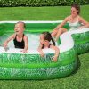 Bestway Tropical Paradise felfújható családi medence 231 × 231 × 51 cm