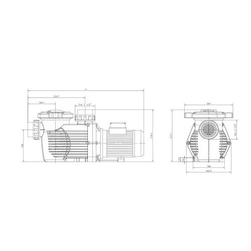 KRIPSOL PRIME (HCP3600) 30 2,5 kW/400V, 30 m3/h