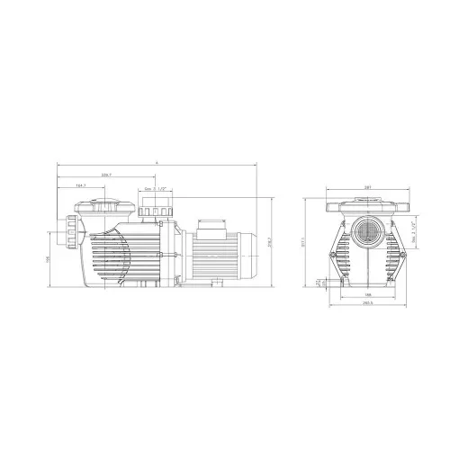 KRIPSOL PRIME (HCP3600) 36 3,0 kW/230V, 36 m3/h