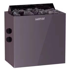   Harvia Qubic BQ90 black 9 kW szaunakályha beépített vezérléssel HBQ904M