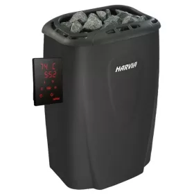   HARVIA MODERNA V80XE black szaunakályha szaunába is szerelhető digitális külső vezérlővel HVE804XEM