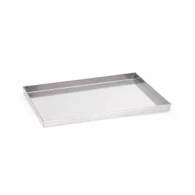   Víztálca 500x330x30 mm, rozsdamentes acél, pld. Harvia Vega, Vega Combi, Wall, Wall Combi kályhákhoz