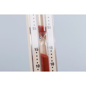   Fehér juhar homokóra átlátszó dekoratív borítással, piros homokkal