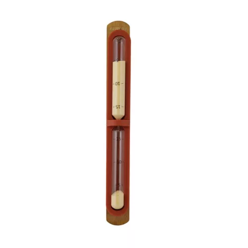 Harvia Helmi műanyag szauna szett dézsa, kanál, hőmérő-páramérő és homokóra, Terracotta SA010R