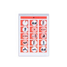   Infrakabin használati útmutató nemzetközi, 217*302mm, vízálló, keret nélkül