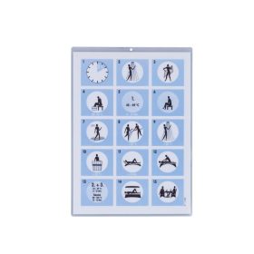   Gőzkabin használati útmutató nemzetközi, 217*302mm, vízálló, keret nélkül