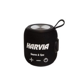   HARVIA Bluetooth hangszóró fekete 5 W, 1800 mAh, IPX6 vízálló és hőálló max. 65℃, SAC80501
