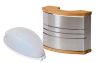 HARVIA excluzív lámpaárnyékoló lámpatesttel, fa/szálcsíszolt acél SAS21106