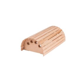   SAUNABAU fali lámpaárnyékoló thermowood nyárfából függőleges lécezéssel