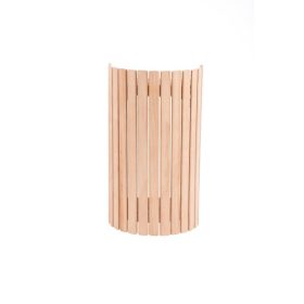   SAUNABAU fali lámpaárnyékoló thermowood nyárfából függőleges lécezéssel