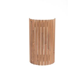   SAUNABAU festett fali lámpaárnyékoló, barna, függőleges lécezéssel