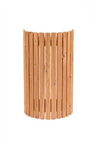 SAUNABAU fali lámpaárnyékoló Tyrol thermowood finn fenyőből függőleges lécezéssel