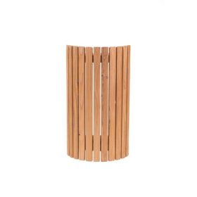   SAUNABAU sarok lámpaárnyékoló Tyrol thermowood finn fenyőből függőleges lécezéssel