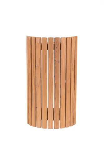 SAUNABAU sarok lámpaárnyékoló Tyrol thermowood finn fenyőből függőleges lécezéssel