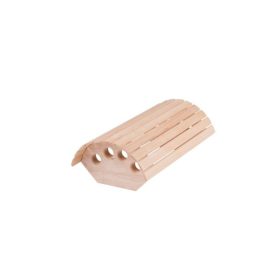   SAUNABAU sarok lámpaárnyékoló éger fából függőleges lécezéssel