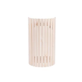   SAUNABAU fali lámpaárnyékoló csomós lucfenyőből függőleges lécezéssel