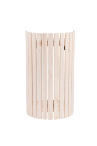 SAUNABAU fali lámpaárnyékoló csomós lucfenyőből függőleges lécezéssel