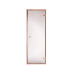   Szauna üvegajtó bronz üveggel, csomómentes égerfa tokkal 8x20(786x2000mm) levehető küszöbbel