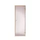 Szauna üvegajtó bronz üveggel, csomómentes nyárfa tokkal 8x20(786x2000mm) levehető küszöbbel