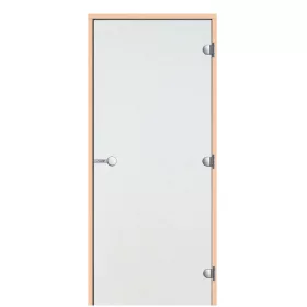   Harvia szauna üvegajtó 8x21 víztiszta csomómentes éger tokkal (790x2090x92 mm) változtatható nyílásirány D82104L