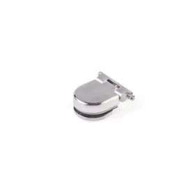   SAUNABAU szatén nikkel színű ajtópánt, 8 mm üveghez, tokra csavarozható, magáncélú szaunákhoz, 15.25.053-0