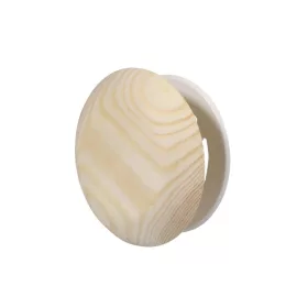 SAUNABAU kerek szellőző takaró, d=100 mm, fenyő kivitel