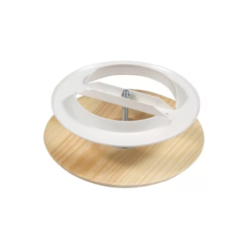 SAUNABAU kerek szellőző takaró, d=100 mm, fenyő kivitel