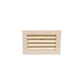   Szellőző rács lucfenyőből 240x160x28 mm süllyesztett kivitel