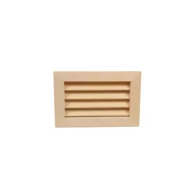   Szellőző rács éger fából 240x160x28 mm süllyesztett kivitel